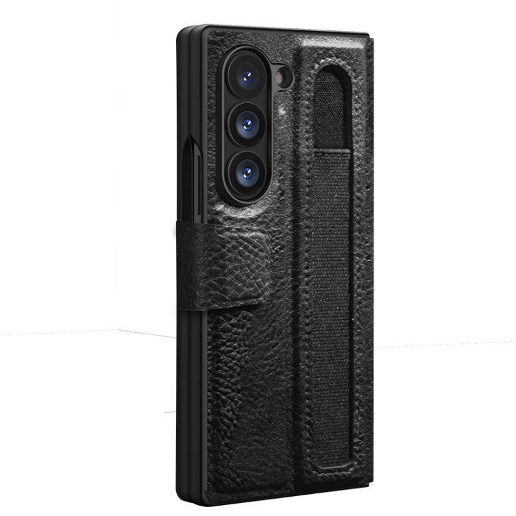 For Samsung Galaxy Z Fold6 5G NILLKIN Ogg Leather Phone Case(Black) - Galaxy Z Fold6 5G Cases by NILLKIN | Online Shopping South Africa | PMC Jewellery | Buy Now Pay Later Mobicred