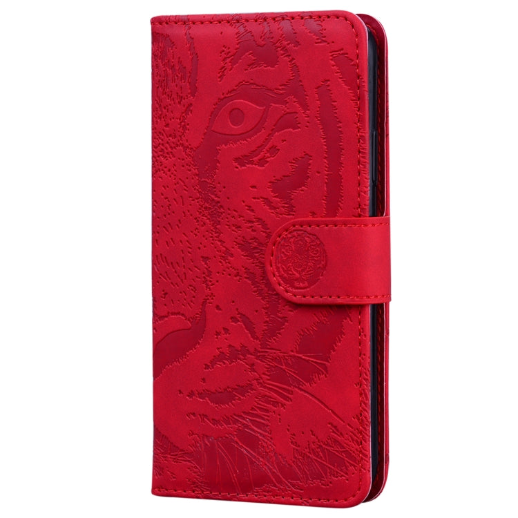 For Redmi K70 / K70 Pro Tiger Embossing Pattern Flip Leather Phone Case(Red) - K70 Cases by PMC Jewellery | Online Shopping South Africa | PMC Jewellery | Buy Now Pay Later Mobicred