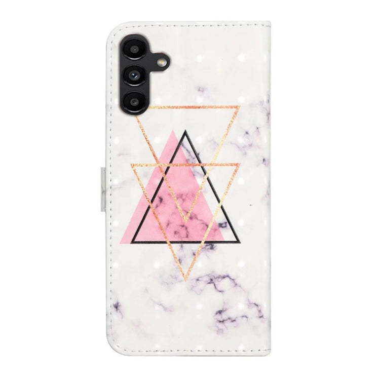 For Samsung Galaxy S25+ 5G Oil Embossed 3D Drawing Leather Phone Case(Triangular Marble) - Galaxy S25+ 5G Cases by PMC Jewellery | Online Shopping South Africa | PMC Jewellery | Buy Now Pay Later Mobicred