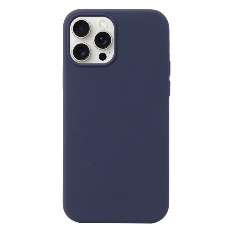 For iPhone 16 Pro Liquid Silicone Phone Case(Midnight Blue) - iPhone 16 Pro Cases by PMC Jewellery | Online Shopping South Africa | PMC Jewellery | Buy Now Pay Later Mobicred