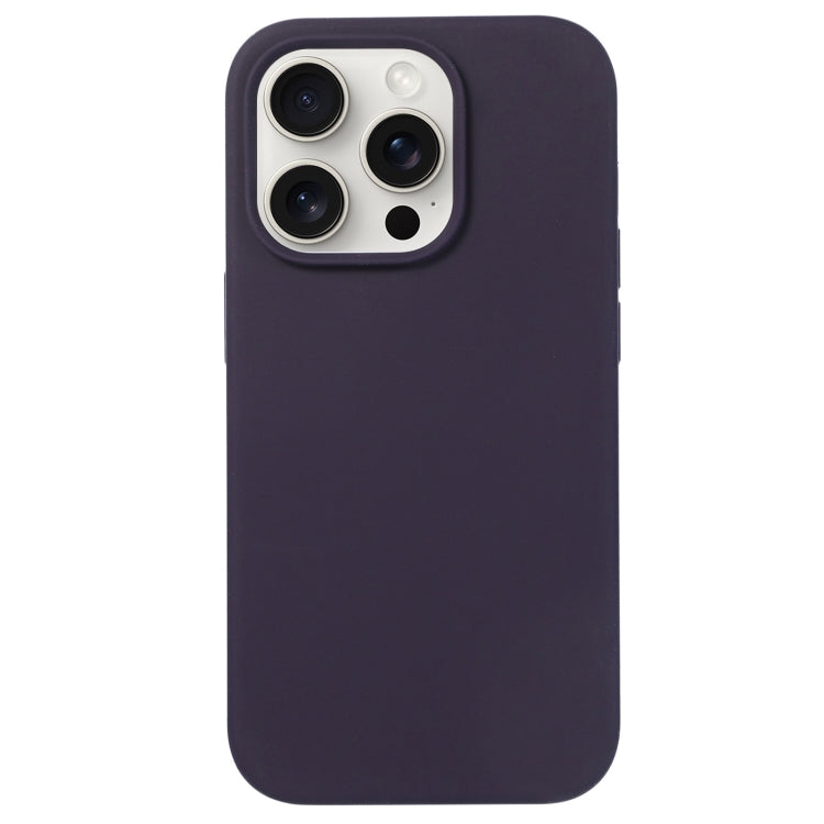 For iPhone 16 Pro Max Liquid Silicone Phone Case(Berry Purple) - iPhone 16 Pro Max Cases by PMC Jewellery | Online Shopping South Africa | PMC Jewellery | Buy Now Pay Later Mobicred