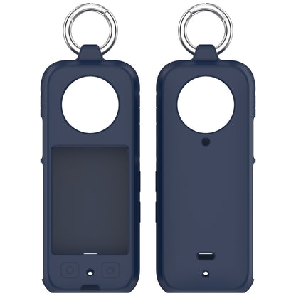 For Insta360 X3 Portable Silicone Protective Case(Midnight Blue) - Case & Bags by PMC Jewellery | Online Shopping South Africa | PMC Jewellery | Buy Now Pay Later Mobicred