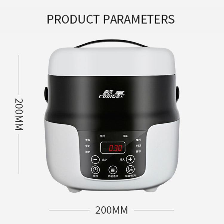 COOLBOX Vehicle Multi-function Mini Rice Cooker Capacity: 2.0L, Version:24V Standard - Rice Cookers by PMC Jewellery | Online Shopping South Africa | PMC Jewellery | Buy Now Pay Later Mobicred