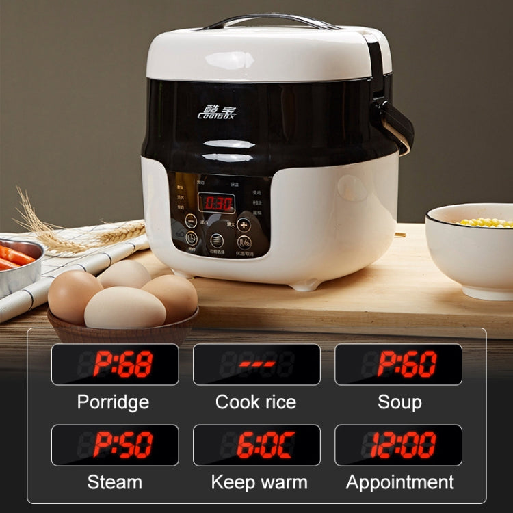 COOLBOX Vehicle Multi-function Mini Rice Cooker Capacity: 2.0L, Version:12V Current-limiting - Rice Cookers by PMC Jewellery | Online Shopping South Africa | PMC Jewellery | Buy Now Pay Later Mobicred