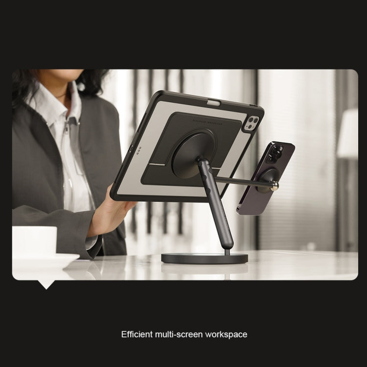 NILLKIN 4mm FlexWing Tablet Stand Magnetic Version For 9.7-11 inch(Black) - Hand-Sticking Bracket by NILLKIN | Online Shopping South Africa | PMC Jewellery | Buy Now Pay Later Mobicred