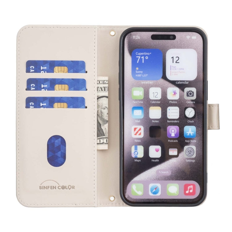 For Google Pixel 9 Pro Square Texture Leather Phone Case(Beige) - Google Cases by PMC Jewellery | Online Shopping South Africa | PMC Jewellery | Buy Now Pay Later Mobicred