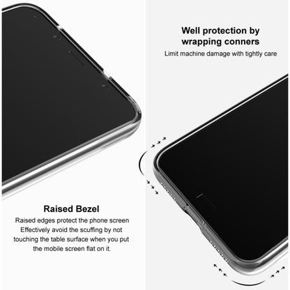 For Google Pixel 9 IMAK UX-5 Series Transparent Shockproof TPU Protective Phone Case(Transparent  Black) - Google Cases by imak | Online Shopping South Africa | PMC Jewellery | Buy Now Pay Later Mobicred
