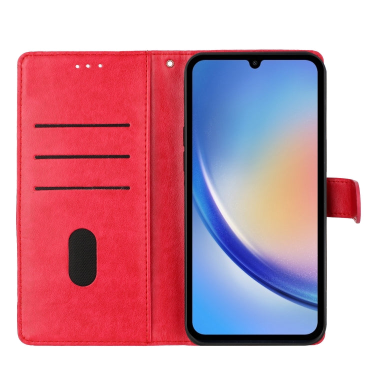 For Blackview A53 / A53 Pro Butterflies and Flowers Leather Phone Case(Red) - More Brand by PMC Jewellery | Online Shopping South Africa | PMC Jewellery | Buy Now Pay Later Mobicred