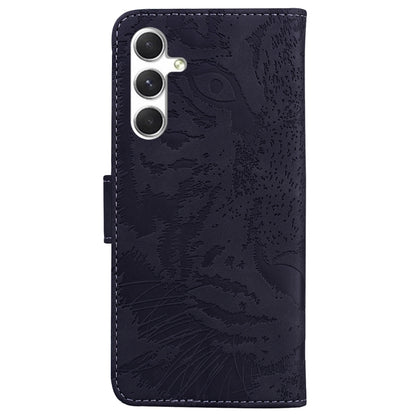 For Samsung Galaxy S25 5G Tiger Embossing Pattern Flip Leather Phone Case(Black) - Galaxy S25 5G Cases by PMC Jewellery | Online Shopping South Africa | PMC Jewellery | Buy Now Pay Later Mobicred