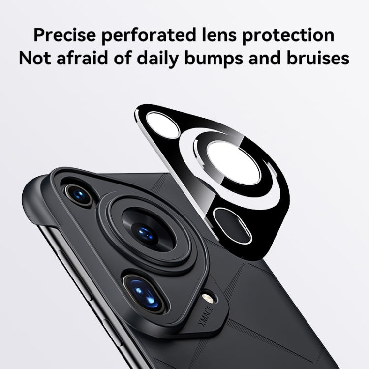 For Huawei Pura 70 Ultra Borderless Upshrink Camera Protection Magnetic Phone Case(Black) - Huawei Cases by PMC Jewellery | Online Shopping South Africa | PMC Jewellery | Buy Now Pay Later Mobicred