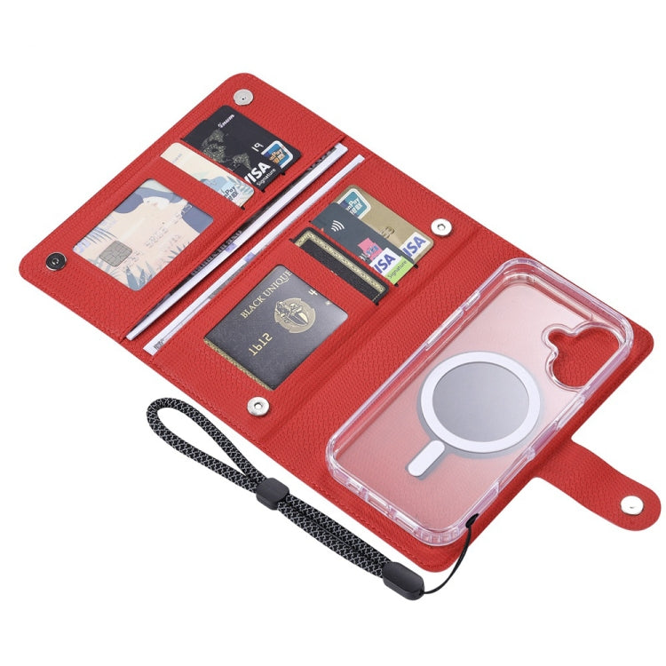 For iPhone 16 Pro ViLi GHA-C Series RFID MagSafe Magnetic Flip Leather Phone Case(Red) - iPhone 16 Pro Cases by ViLi | Online Shopping South Africa | PMC Jewellery | Buy Now Pay Later Mobicred