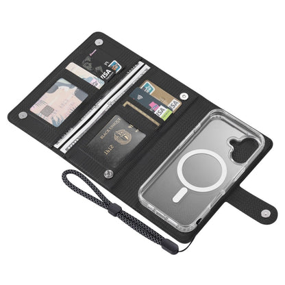 For iPhone 15 Pro Max ViLi GHA-C Series RFID MagSafe Magnetic Flip Leather Phone Case(Black) - iPhone 15 Pro Max Cases by ViLi | Online Shopping South Africa | PMC Jewellery | Buy Now Pay Later Mobicred