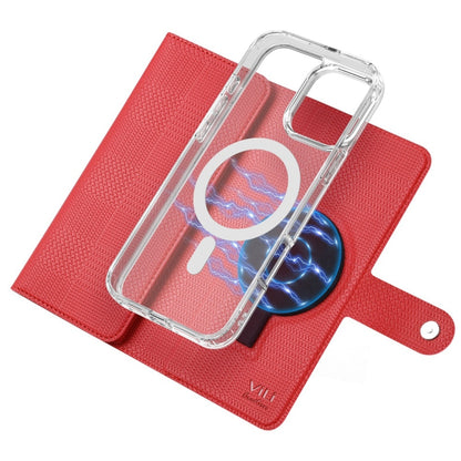 For iPhone 14 Pro ViLi GHB-C Series RFID MagSafe Magnetic Flip Leather Phone Case(Red) - iPhone 14 Pro Cases by ViLi | Online Shopping South Africa | PMC Jewellery | Buy Now Pay Later Mobicred