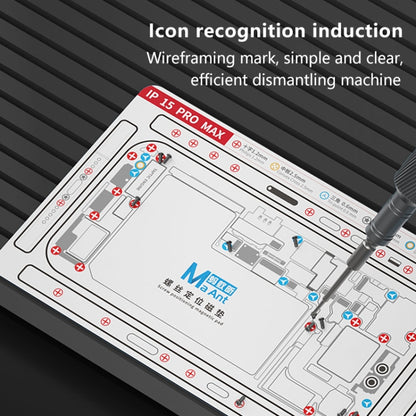 For iPhone 15 Pro MaAnt Double-sided Screw Positioning Flexible Soft Magnetic Pad - Magnetic Screws Mat by PMC Jewellery | Online Shopping South Africa | PMC Jewellery | Buy Now Pay Later Mobicred