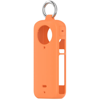 For Insta 360 X4 Portable Silicone Protective Case(Orange) - Case & Bags by PMC Jewellery | Online Shopping South Africa | PMC Jewellery | Buy Now Pay Later Mobicred