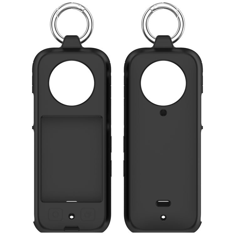 For Insta 360 X4 Portable Silicone Protective Case(Black) - Case & Bags by PMC Jewellery | Online Shopping South Africa | PMC Jewellery | Buy Now Pay Later Mobicred