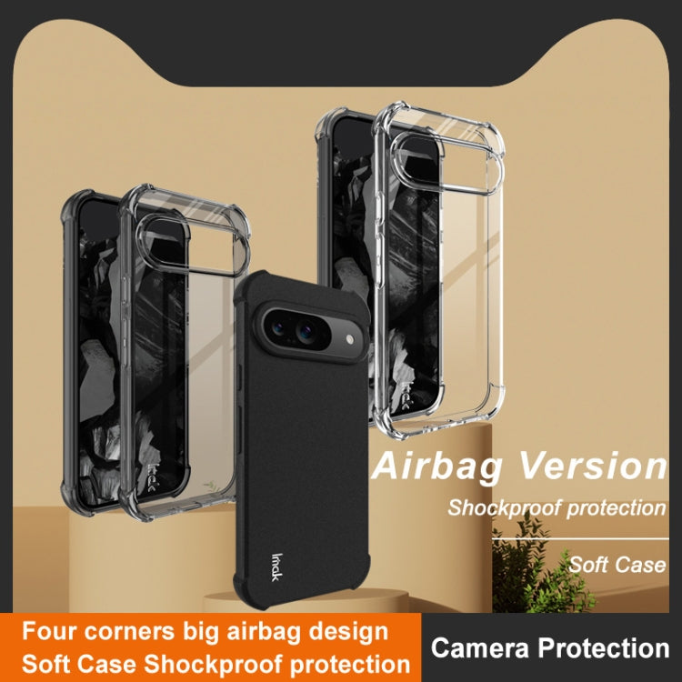 For Google Pixel 9 / Pixel 9 Pro imak Shockproof Airbag TPU Phone Case(Transparent) - Google Cases by imak | Online Shopping South Africa | PMC Jewellery | Buy Now Pay Later Mobicred