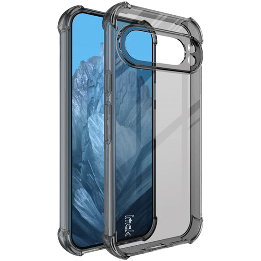 For Google Pixel 9 Pro XL imak Shockproof Airbag TPU Phone Case(Transparent Black) - Google Cases by imak | Online Shopping South Africa | PMC Jewellery | Buy Now Pay Later Mobicred