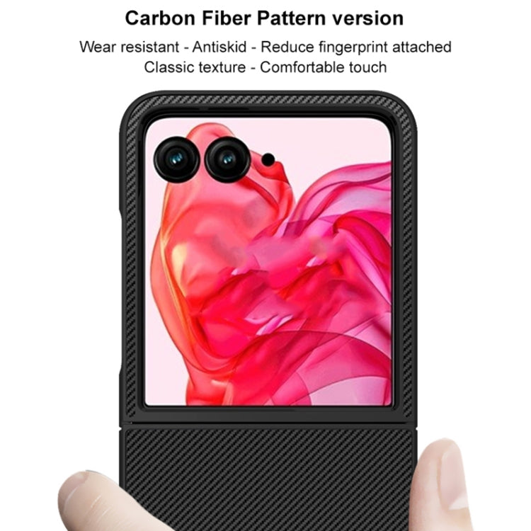 For Motorola Razr 50 Ultra / Razr+ 2024 imak Ruiyi Series Carbon Fiber PU + PC Phone Case - Motorola Cases by imak | Online Shopping South Africa | PMC Jewellery | Buy Now Pay Later Mobicred