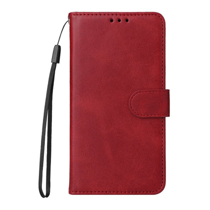 For Samsung Galaxy S25 Ultra 5G Classic Calf Texture Flip Leather Phone Case(Red) - Galaxy S25 Ultra 5G Cases by PMC Jewellery | Online Shopping South Africa | PMC Jewellery | Buy Now Pay Later Mobicred