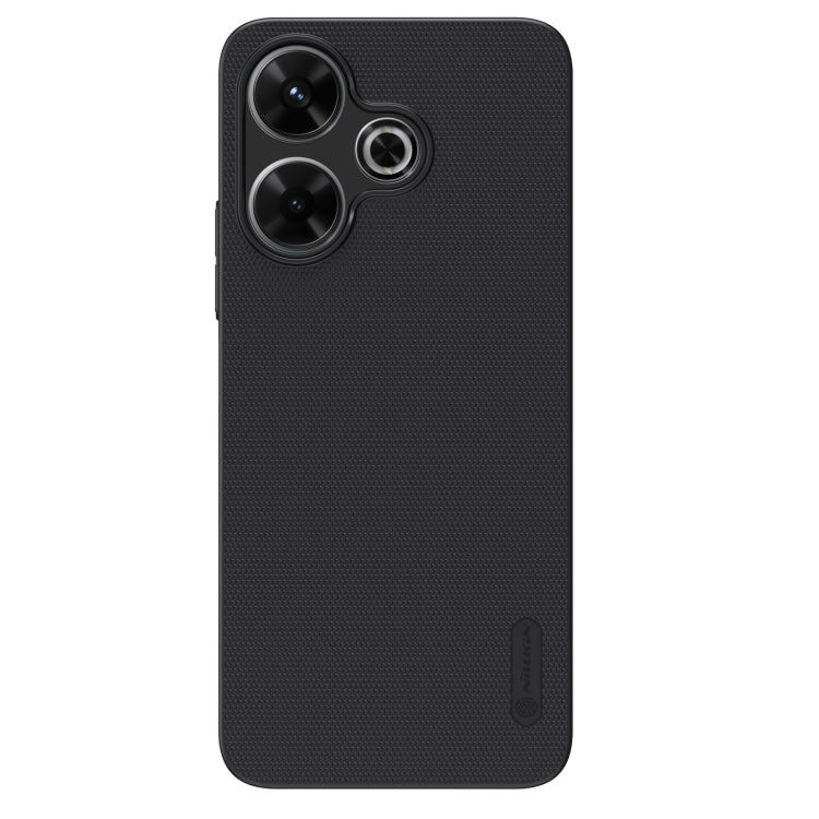 For Xiaomi Poco M6 4G NILLKIN Frosted PC Phone Case(Black) - Xiaomi Cases by NILLKIN | Online Shopping South Africa | PMC Jewellery | Buy Now Pay Later Mobicred