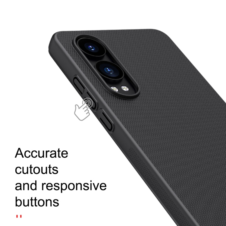 For OnePlus Nord CE4 Lite / OPPO K12x NILLKIN Frosted PC Phone Case(Black) - OnePlus Cases by NILLKIN | Online Shopping South Africa | PMC Jewellery | Buy Now Pay Later Mobicred