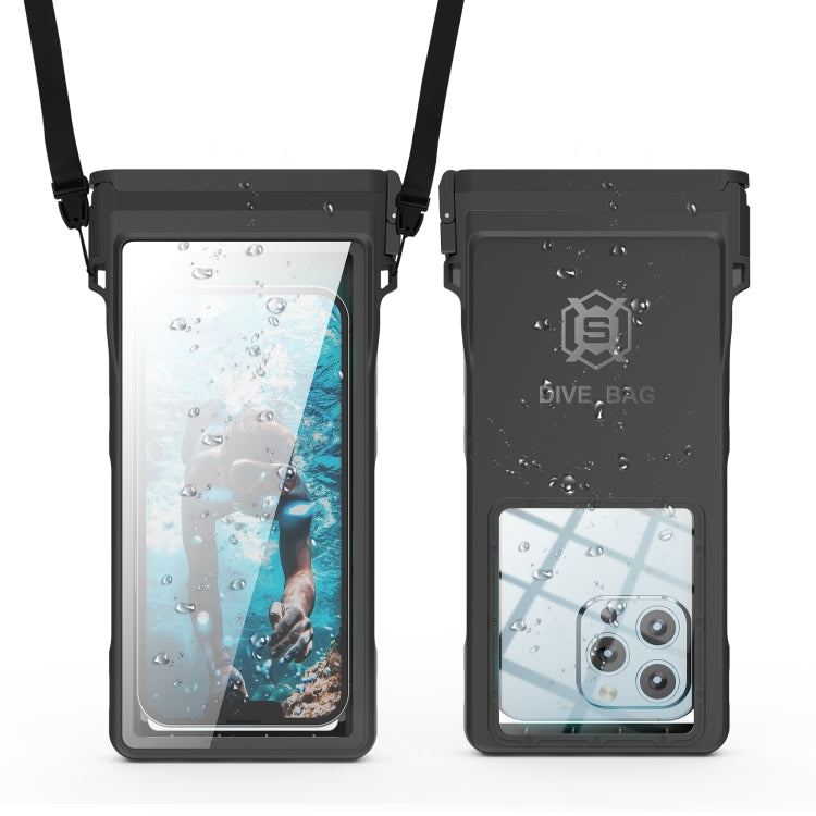 RedPepper 15m Depth Waterproof Phone Diving Pouch with Suction Cup(Black) - Waterproof Bag by RedPepper | Online Shopping South Africa | PMC Jewellery | Buy Now Pay Later Mobicred