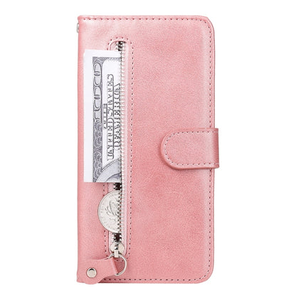 For Redmi K70 Ultra Fashion Calf Texture Zipper Leather Phone Case(Rose Gold) - Xiaomi Cases by PMC Jewellery | Online Shopping South Africa | PMC Jewellery | Buy Now Pay Later Mobicred