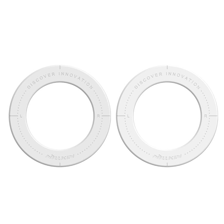 2pcs NILLKIN NKL12 Magnetic Ring Ultra(White) - Others Accessories by NILLKIN | Online Shopping South Africa | PMC Jewellery | Buy Now Pay Later Mobicred