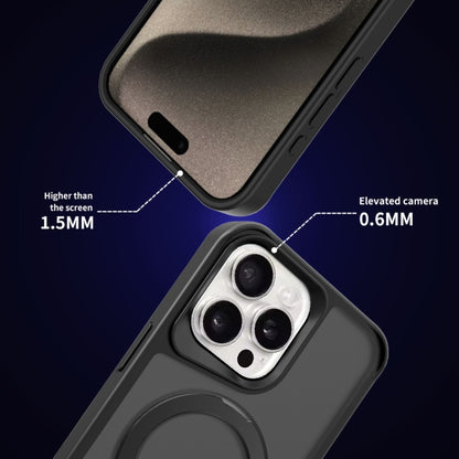 For iPhone 16 Invisible Fulcrum Holder MagSafe Phone Case(Coffee) - iPhone 16 Cases by PMC Jewellery | Online Shopping South Africa | PMC Jewellery | Buy Now Pay Later Mobicred