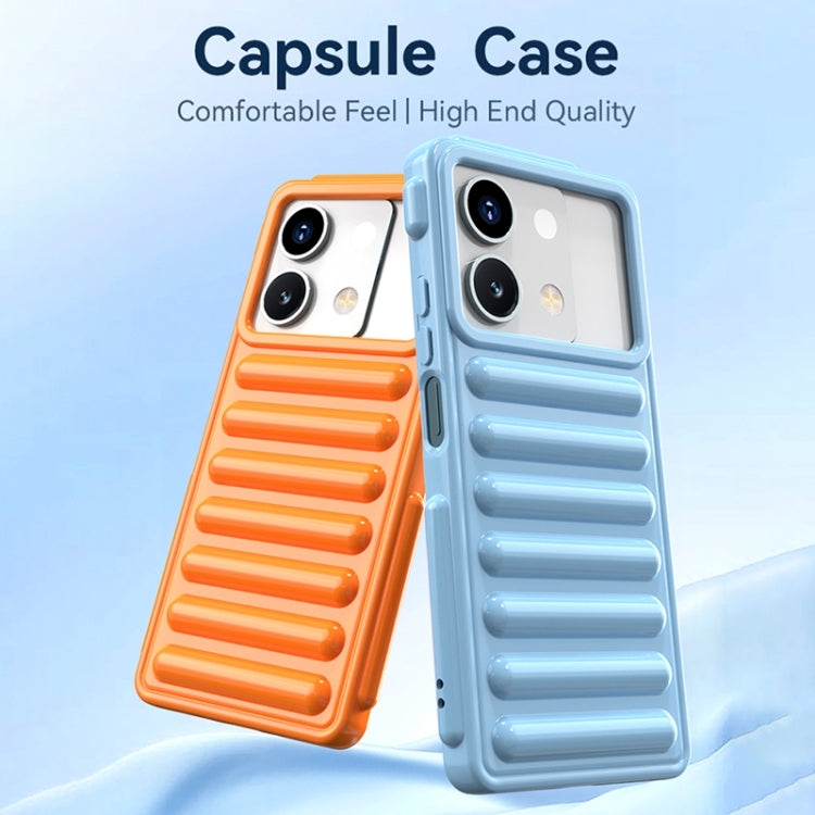 For Redmi K70 Capsule Series Candy Color TPU Phone Case(Blue) - K70 Cases by PMC Jewellery | Online Shopping South Africa | PMC Jewellery | Buy Now Pay Later Mobicred