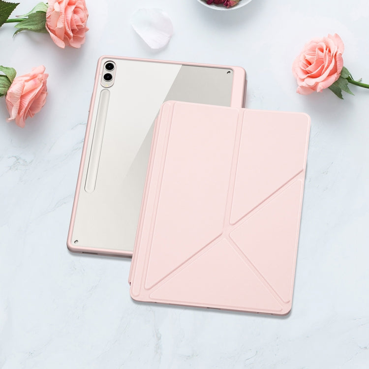 For Samsung Galaxy Tab S10+ DUX DUCIS Magi Series Smart Leather Tablet Case(Pink) - Other Galaxy Tab PC by DUX DUCIS | Online Shopping South Africa | PMC Jewellery | Buy Now Pay Later Mobicred