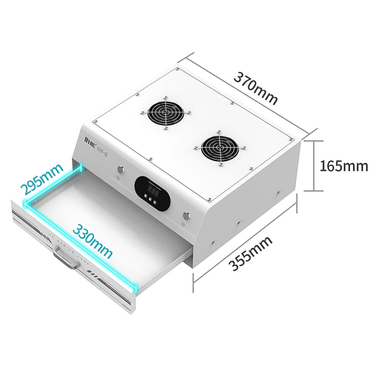 Uyue UV-6 15 inch Double Timing Intelligent Curing Lamp Mechanic for Phone / Pad (EU Plug) - Others by PMC Jewellery | Online Shopping South Africa | PMC Jewellery | Buy Now Pay Later Mobicred