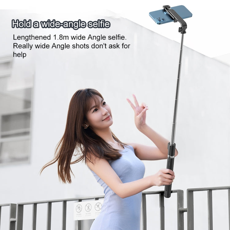 P89E Multi-function Live Broadcast Stand Mobile Phone Bluetooth Selfie Stick, 1.8m - Selfie Sticks by PMC Jewellery | Online Shopping South Africa | PMC Jewellery | Buy Now Pay Later Mobicred