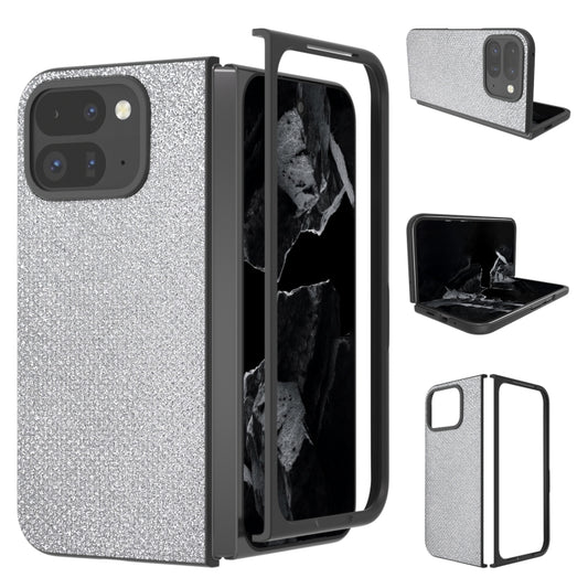 For Google Pixel 9 Pro Fold Diamond Frame Edge Full Coverage Phone Case(Jewel Silver) - Google Cases by PMC Jewellery | Online Shopping South Africa | PMC Jewellery | Buy Now Pay Later Mobicred