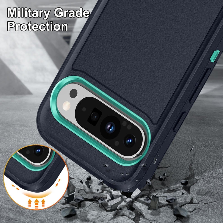 For Google Pixel 9 Pro Life Waterproof Rugged PC + Silicone Phone Case(Dark Blue + Light Blue) - Google Cases by PMC Jewellery | Online Shopping South Africa | PMC Jewellery | Buy Now Pay Later Mobicred