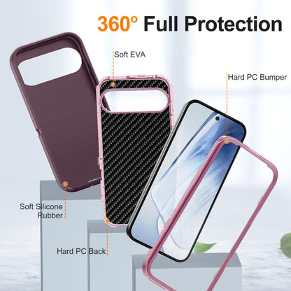 For Google Pixel 9 Pro Life Waterproof Rugged PC + Silicone Phone Case(Purple + Pink) - Google Cases by PMC Jewellery | Online Shopping South Africa | PMC Jewellery | Buy Now Pay Later Mobicred