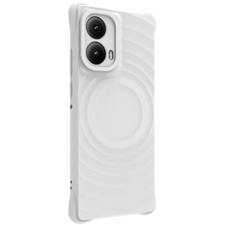 For Motorola Edge 2024 IMAK UC-6 Series Manbo Frosting Soft Phone Case(White) - Motorola Cases by imak | Online Shopping South Africa | PMC Jewellery | Buy Now Pay Later Mobicred