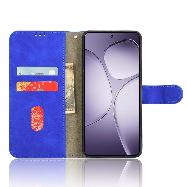 For Redmi K70 Ultra Skin Feel Magnetic Flip Leather Phone Case(Blue) - Xiaomi Cases by PMC Jewellery | Online Shopping South Africa | PMC Jewellery | Buy Now Pay Later Mobicred