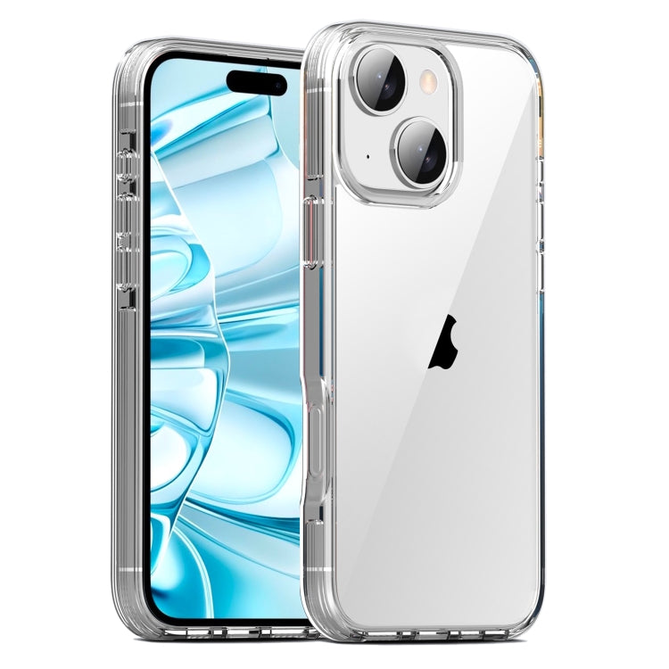 For iPhone 16 Plus TPE Airbag TPU+ PC Full Coverage Phone Case(Transparent) - iPhone 16 Plus Cases by PMC Jewellery | Online Shopping South Africa | PMC Jewellery | Buy Now Pay Later Mobicred