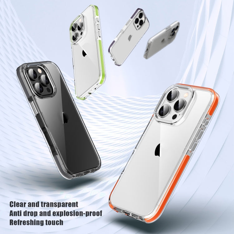 For iPhone 16 Pro Max TPE Airbag TPU+ PC Full Coverage Phone Case(Orange) - iPhone 16 Pro Max Cases by PMC Jewellery | Online Shopping South Africa | PMC Jewellery | Buy Now Pay Later Mobicred