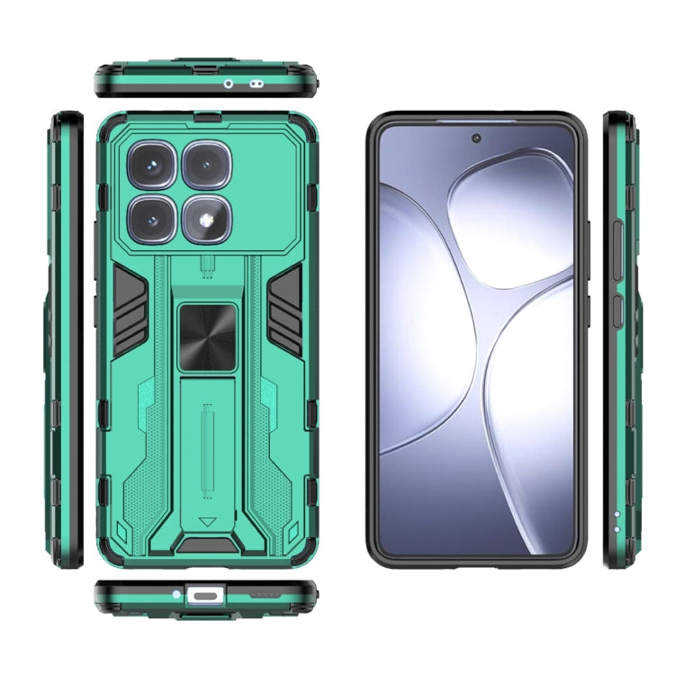 For Redmi K70 Ultra 5G Global Supersonic PC + TPU Holder Phone Case(Green) - Xiaomi Cases by PMC Jewellery | Online Shopping South Africa | PMC Jewellery | Buy Now Pay Later Mobicred