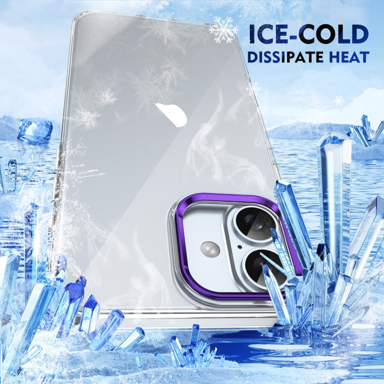 For iPhone 16 Plus Ice Feel HD Transparent PC Full Coverage Phone Case(Purple) - iPhone 16 Plus Cases by PMC Jewellery | Online Shopping South Africa | PMC Jewellery | Buy Now Pay Later Mobicred