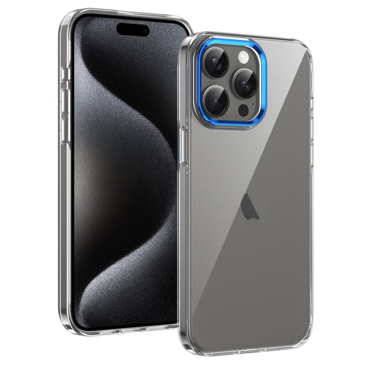 For iPhone 16 Pro Ice Feel HD Transparent PC Full Coverage Phone Case(Blue) - iPhone 16 Pro Cases by PMC Jewellery | Online Shopping South Africa | PMC Jewellery | Buy Now Pay Later Mobicred