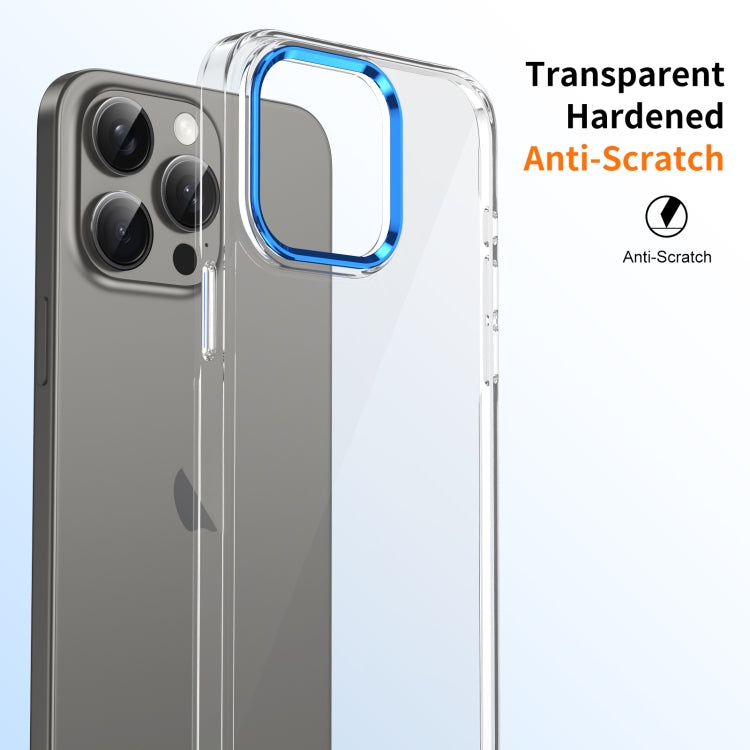 For iPhone 16 Pro Ice Feel HD Transparent PC Full Coverage Phone Case(Blue) - iPhone 16 Pro Cases by PMC Jewellery | Online Shopping South Africa | PMC Jewellery | Buy Now Pay Later Mobicred