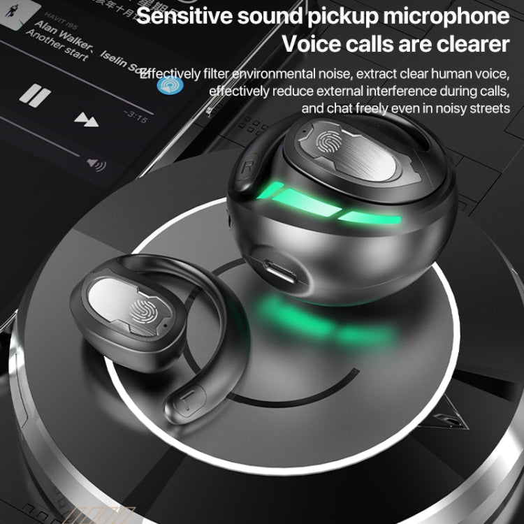 I19 Mechanical Planet Ear-Mounted Wireless Bluetooth Earphone(Beige) - Bluetooth Earphone by PMC Jewellery | Online Shopping South Africa | PMC Jewellery | Buy Now Pay Later Mobicred