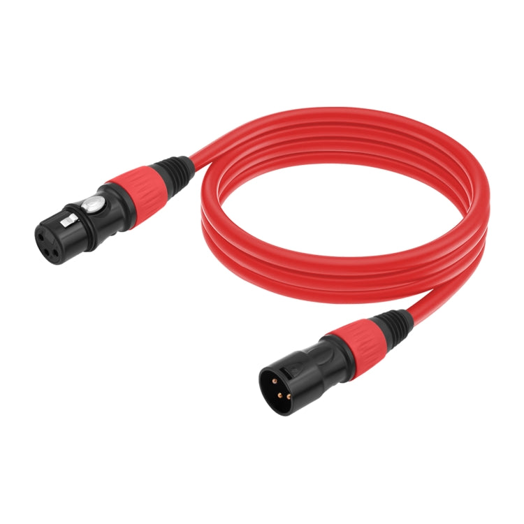 4 Color / Set JC1015 XLR 3pin Male to Female Audio Cable, Length:1m - Microphone Audio Cable & Connector by PMC Jewellery | Online Shopping South Africa | PMC Jewellery | Buy Now Pay Later Mobicred