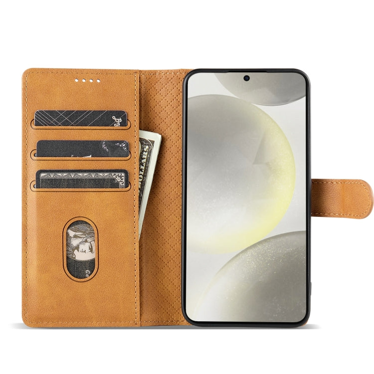 For Huawei Pura 70 N.BEKUS CSJ-P1 Solid Color Leather Phone Case(Brown) - Huawei Cases by N.BEKUS | Online Shopping South Africa | PMC Jewellery | Buy Now Pay Later Mobicred