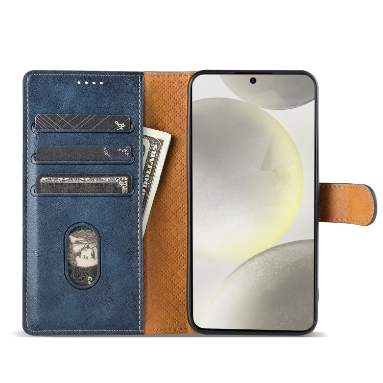 For Motorola Moto G Play 2024 N.BEKUS CSJ-P1 Solid Color Leather Phone Case(Blue) - Motorola Cases by N.BEKUS | Online Shopping South Africa | PMC Jewellery | Buy Now Pay Later Mobicred