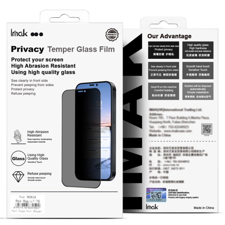 For Motorola Edge 2024 imak 3D Curved HD Full Screen Anti-spy Tempered Glass Protective Film - Motorola Tempered Glass by imak | Online Shopping South Africa | PMC Jewellery | Buy Now Pay Later Mobicred